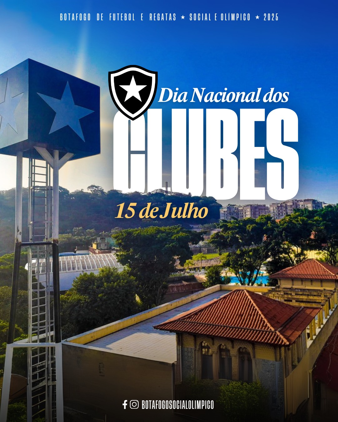 Hoje é o Dia Nacional dos Clubes!
Parabéns, Botafogo! Há 112 anos escrevendo uma história linda de esportes e lazer em General Severiano.
#Botafogo #GeneralSeveriano ★彡