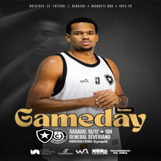 É HOJE!

O Glorioso entra em quadra pelo NBB contra o União Corinthians de olho nos playoffs.

🎫 Ingressos: LINK NA BIO 🔥

A arquibancada é o combustível da equipe!
Seu grito é o impulso que o time precisa!

Serviço:
Data: Sábado, 13/12
Horário: 18h
Local: Av. Venceslau Brás, 72 - Botafogo/RJ
R$40 (Ingresso normal)
R$20 (Com a camisa do Botafogo)
R$80 (Área Premium no nível da quadra, com 2
bebidas incluídas e atendido por garçom)

🎫 Ingressos: LINK NA BIO 🔥

Sócios-proprietários e crianças até 6 anos não pagam.

#Botafogo #Basquete