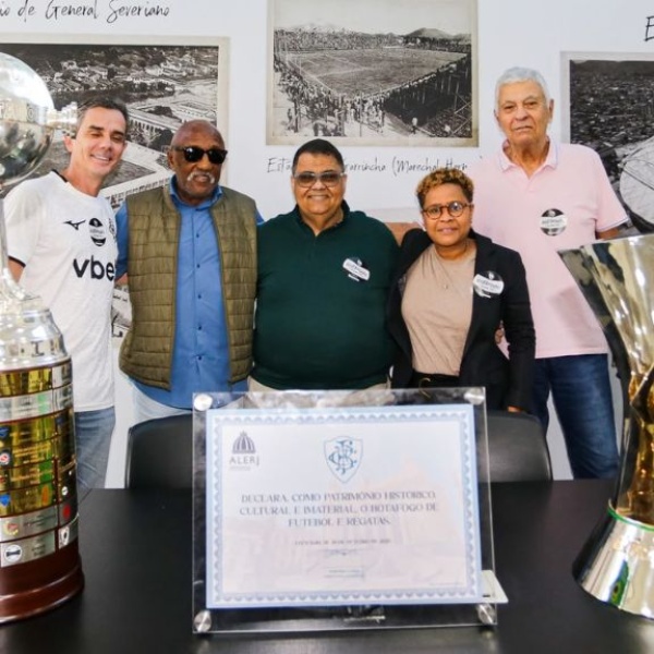Botafogo é reconhecido como Patrimônio Histórico, Cultural e Imaterial do estado do Rio de Janeiro