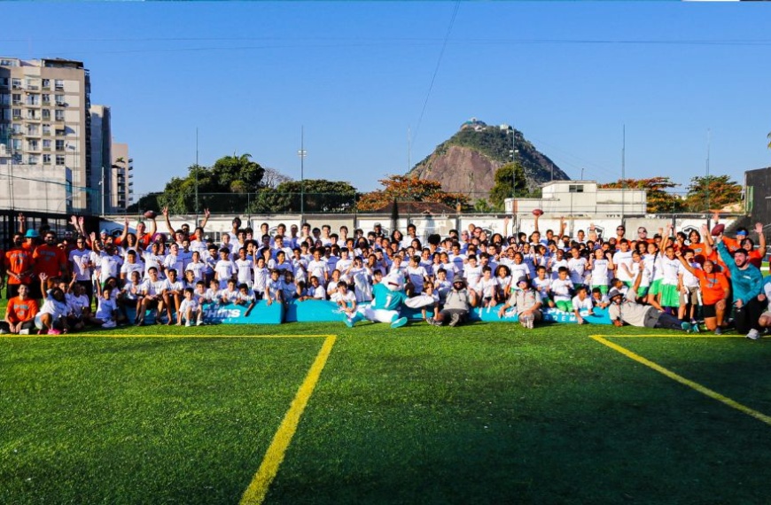 Clínica do Miami Dolphins em General Severiano é sucesso absoluto